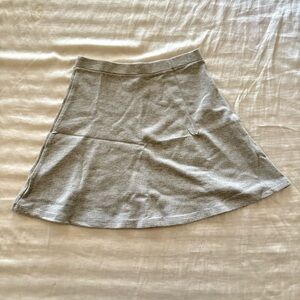 Classic Gray A-Line Women's Skirt